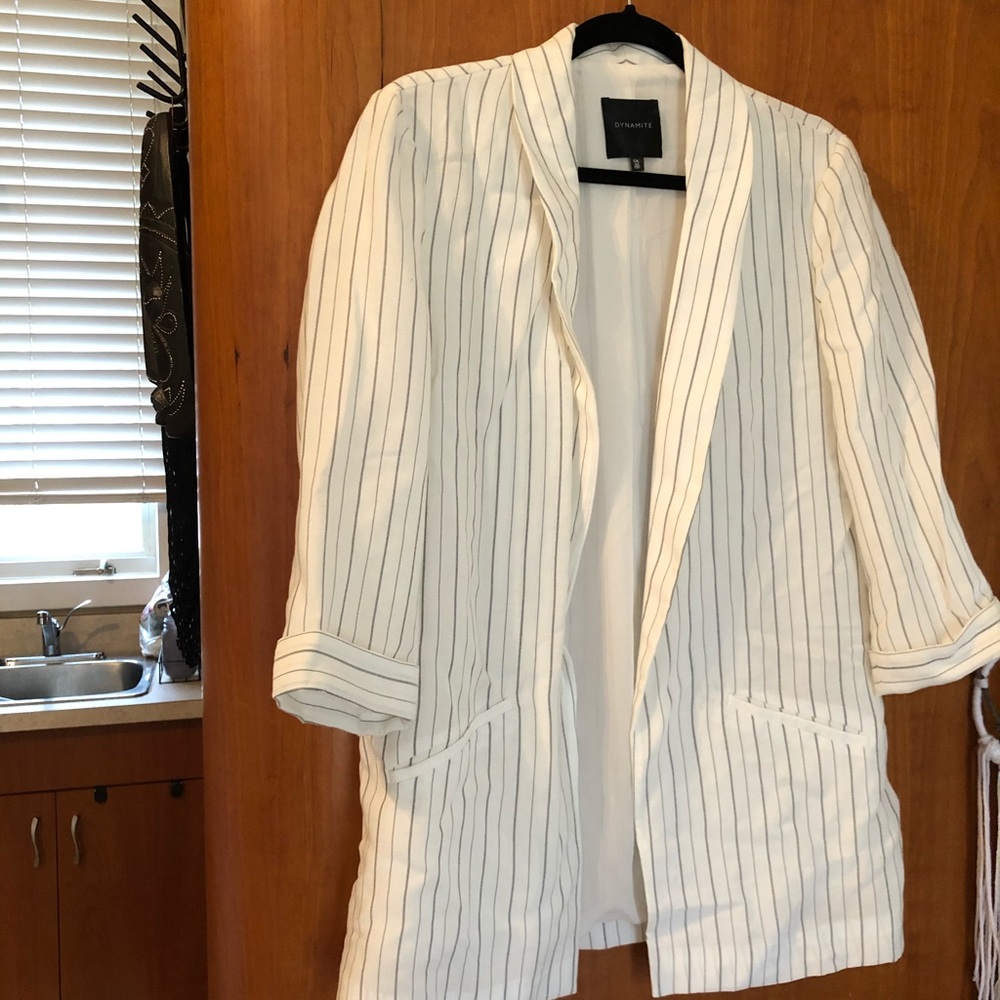 Pin stripe blazer